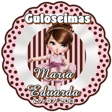 50 Adesivos (5x5 - cromo p/ latinha)
